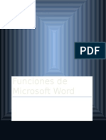 Funciones de Los Iconos de Microsoft Word