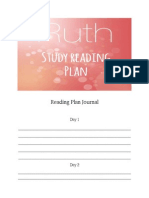 Reading Plan Journal
