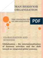 Chapter 4 - The Changing Environment of Organization