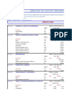 Analisis de Costos Unitarios