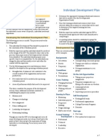 Individual Development Plan 1985