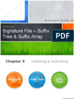 Introduction to Signature Files, Suffix Trees & Suffix Arrays
