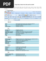 Fungsi Menu Toolbar Pada Ms. Excel 2007