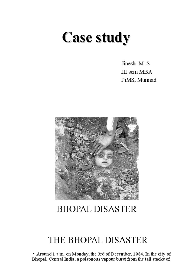Bhopal Disaster Ethics Case Study Pdf Agriculture Chemistry