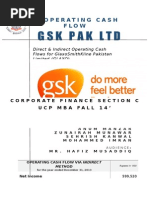 GSK Pak LTD: Operating Cash Flow