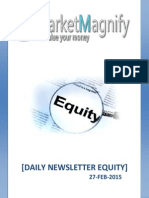 Best Equity Market News Letter for Today
