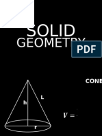 Solid Geometry (Formulas)