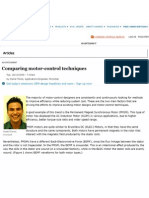 Comparing Motor-Control Techniques