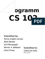 Program Using 2D Arrays That Computes The Sum of Rows and Column