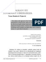 ZAPADNI BALKAN I EU STVARNOST I IDEOLOGIJA