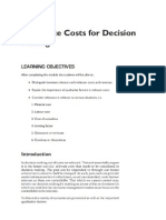 Relevant Cost for Decision Making5