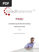 Web Proxy Deployment Guide McAfee