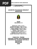 Teknik Peledakan (Geometri Peledakan Menurut Anderson)