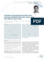 Evaluation of postoperative comfort after 3rd molar