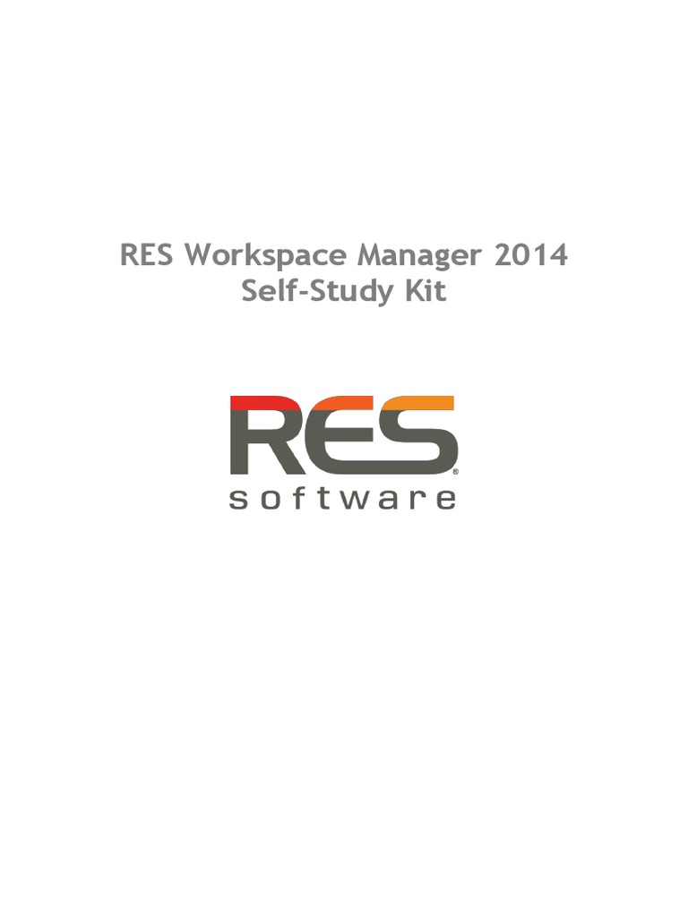 RES Workspace | PDF | Windows Registry | Databases