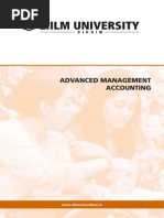 Advanced Management Accounting