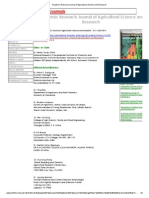 Academic Research Journal of Agricultural Science and Research