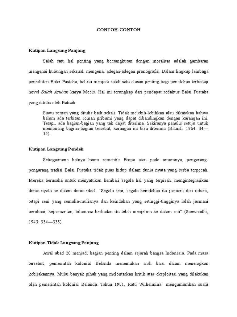 Dokumen Serupa Dengan Contoh Kutipan