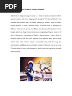 Download One Hundred Years of Solitude by Pariya Sripakdeevong by weilly SN2572294 doc pdf