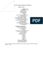 Sony KDL-55W905A Picture Settings