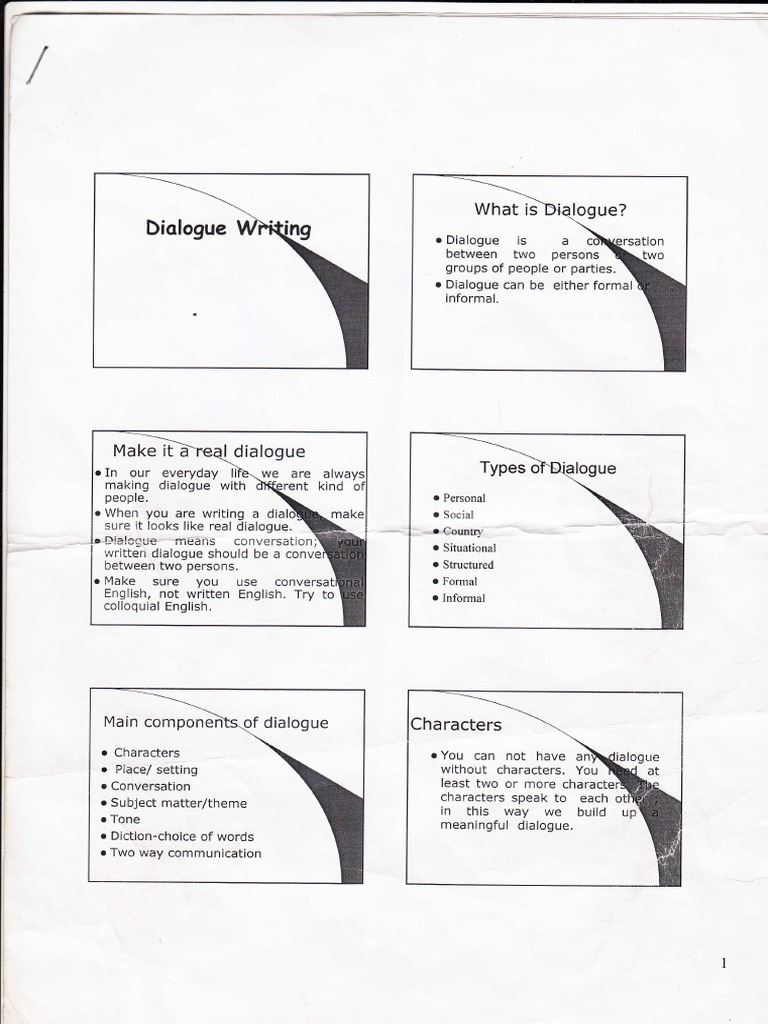 Dialogue: Is Two | PDF | Conversation | Dialogue