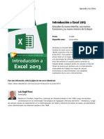 Introduccion a Excel 2013
