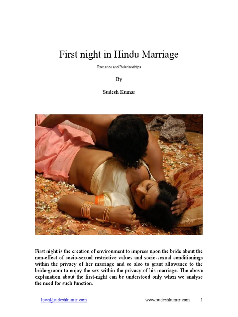 First Night in Hindu Marriage by Sudesh Kumar PDF Gender Gender Studies image