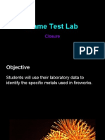 Flame Test Lab: Closure
