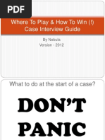 Where To Play How To Win