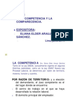 Competencia Comparecencia PDF