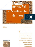 Morteros, Cal y Revestimientos de Tierra