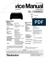 Technics SL1200M3D Service Manual