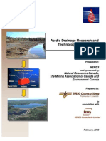 Acidic Drainage Report