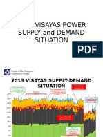 2013 Visayas Power Supply and Demand Situation: Republic of The Philippines Department of Energy