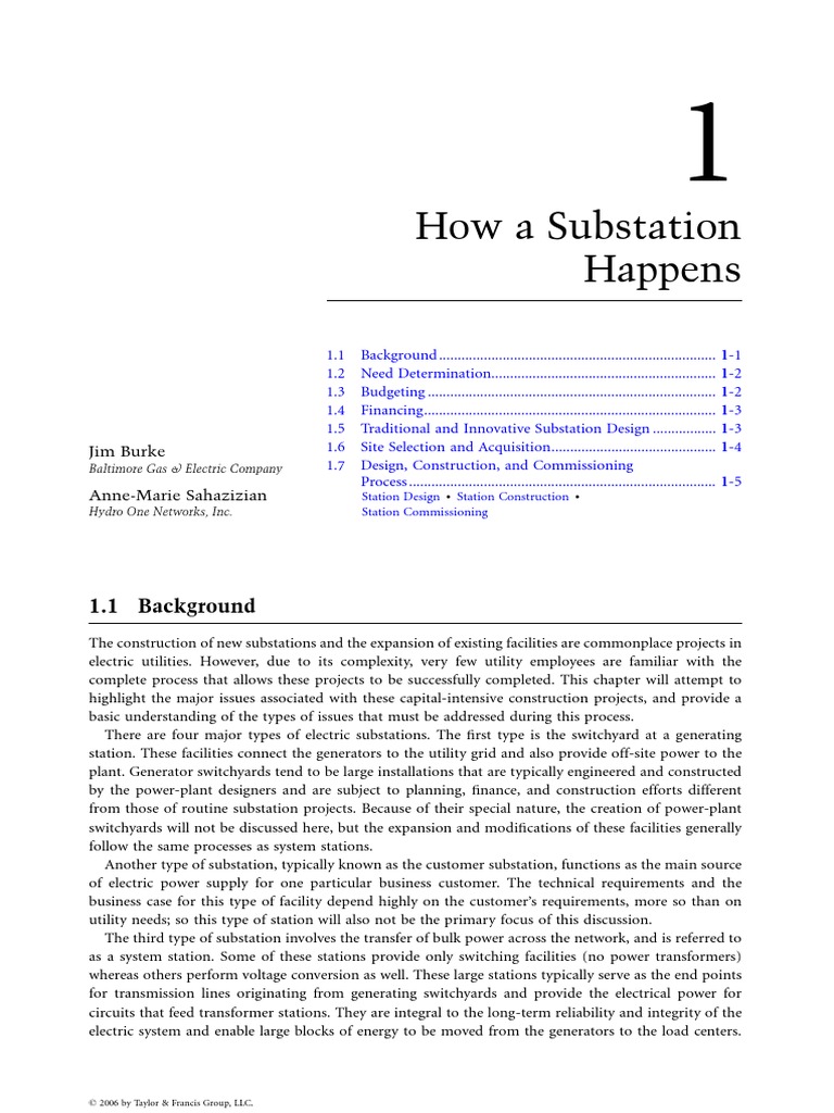 Substation Design and Construction Guide | PDF | Electrical Substation ...