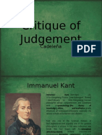 Critique of Judgement