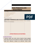 Laporan Pendahuluan Skizofrenia