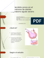 El Decúbito Prono en El Síndrome de Distrés