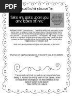 LDS Gospel Doctrine New Testament Lesson 10