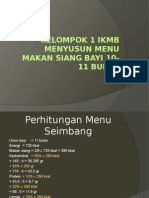 Menu Bayi