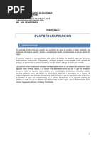 Practica 3 Evapotranspiracion