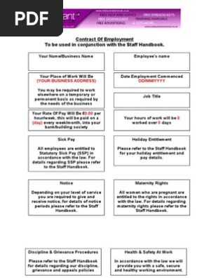 Contract of Employment