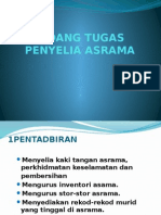 Bidang Tugas Penyelia Asrama