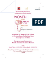 Women and Weightloss Tamasha Invite For Delhi