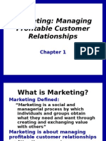 Marketing: Managing Profitable Customer Relationships