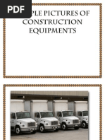 Sample Pictures of Construction Equipments