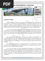 Tmsm Engineering Company.sample Company Profile