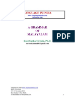Comprehensive Grammar of the Malayalam Language
