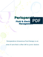 Perioperative Gyn Obs Fluid & Electrolytes Management