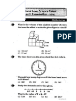 Nstse Class 5 Solved Paper 2014